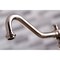Kingston Brass KS3278PLBS Restoration 8" Bridge Kitchen Faucet W/Sprayer, Brushed Nkl KS3278PLBS - alternate 3